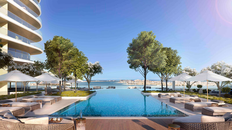 Grand Bleu Tower at Emaar Beachfront | Interiors by Elie Saab - 2