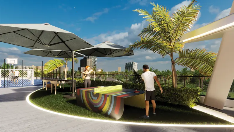 Samana Portofino at Dubai Production City | Apartments with Pool - 6