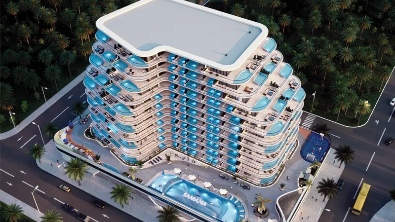 Samana Portofino at Dubai Production City | Apartments with Pool - 3