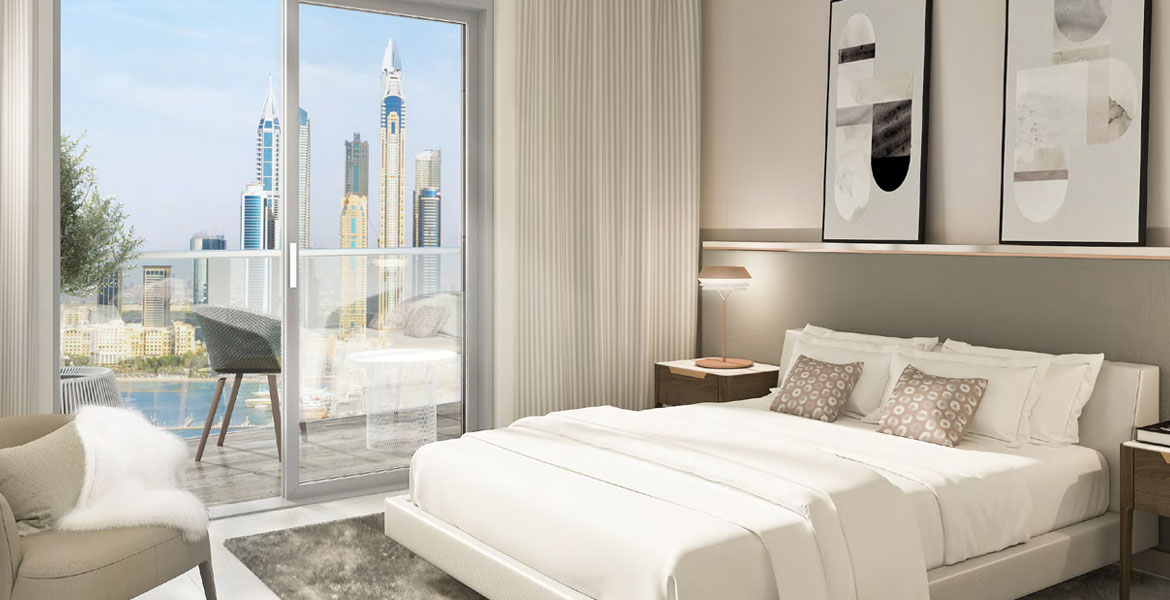 Marina Vista Apartments at Emaar Beachfront, Dubai - 2