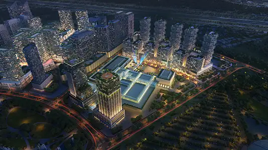 Azizi Milan 18 at City of Arabia, Dubai - 1