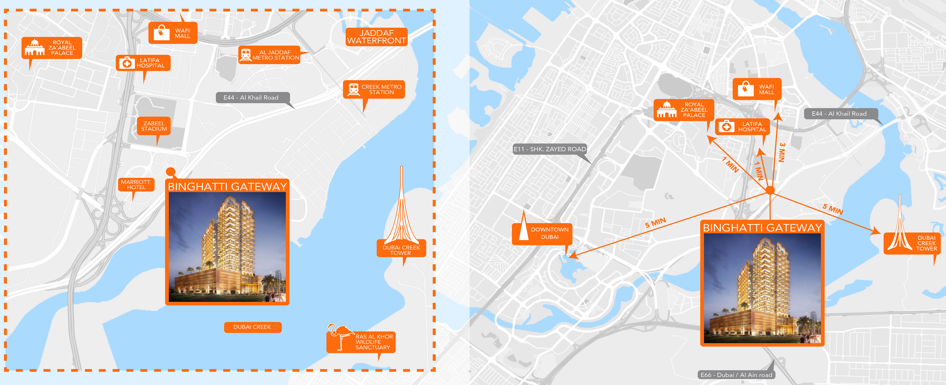 Binghatti Gateway at Al Jaddaf, Dubai | Binghatti Developers - 1