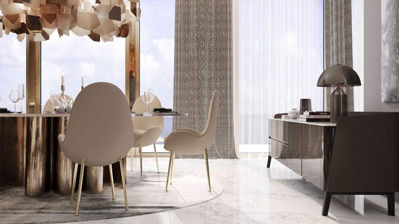Grand Bleu Tower at Emaar Beachfront | Interiors by Elie Saab - 1