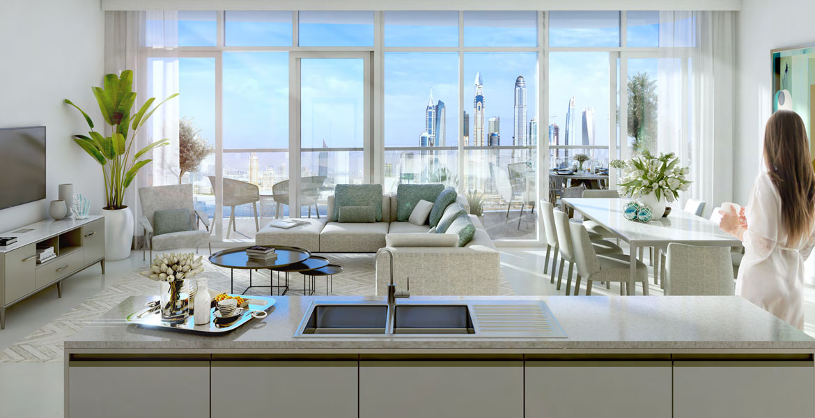 Marina Vista Apartments at Emaar Beachfront, Dubai - 4