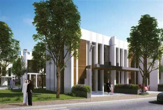 Anber Semi Detached Villas at Aljada Sharjah | ARADA - 1